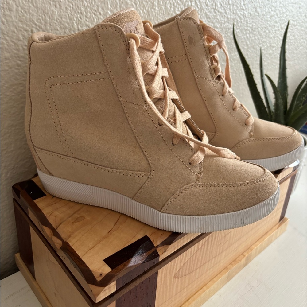 Sorel Out n About wedge bootie Nova Sand